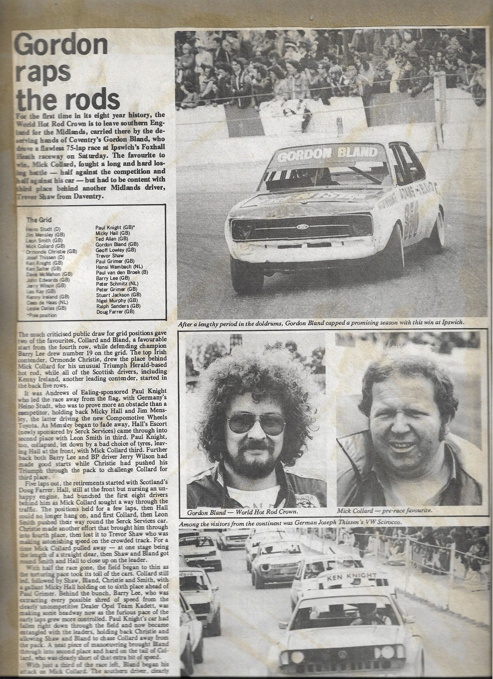 World Championship 1979 National Hot Rod Racing